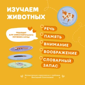 Набор карточек Abumba для игры и обучения «Транспорт» 20