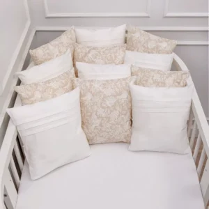 Комплект из 6 предметов Lappetti "Le Jardin" для овальной кроватки (М) 12