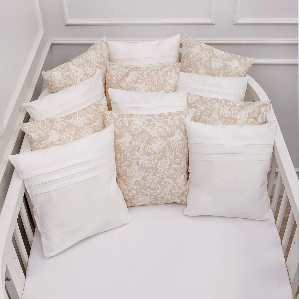 Комплект из 6 предметов Lappetti "Le Jardin" для овальной кроватки (М) 3