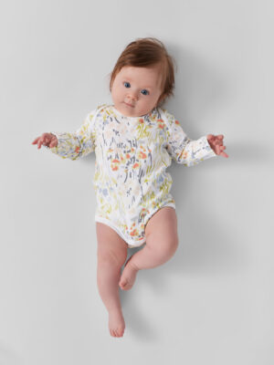 Боди с длинным рукавом детское Happy Baby (набор 3 шт.) flowers 17