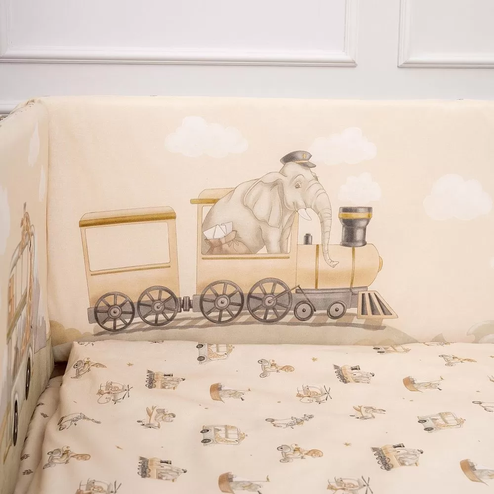 Набор Lappetti 6пр.для прямоугольной кроватки "Письмо другу" 3