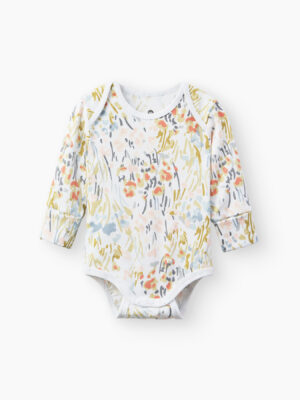 Боди с длинным рукавом детское Happy Baby (набор 3 шт.) flowers 22