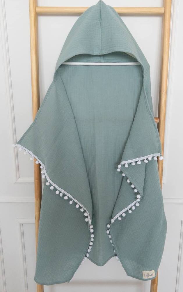 Пеленка муслиновая с капюшоном Lappetti (М) 1