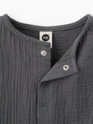 Боди детское Happy Baby dark grey 5