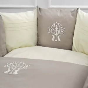 oualary3hpn4xui77zdrsw004c91f3yg Комплект из 6 предметов для овальной и прямоугольной кроватки "Organic baby cotton" (М) 12