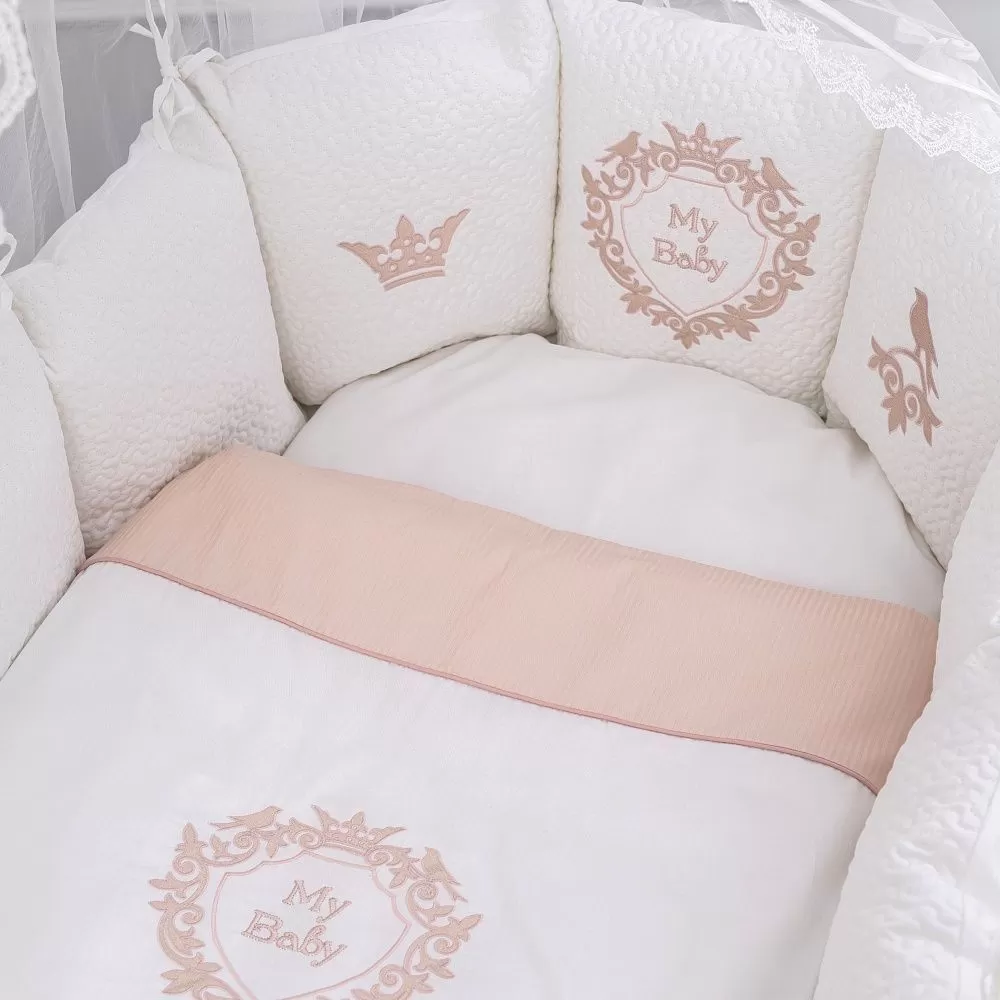 Комплект для овальной кровати "Мой малыш" (М) 4