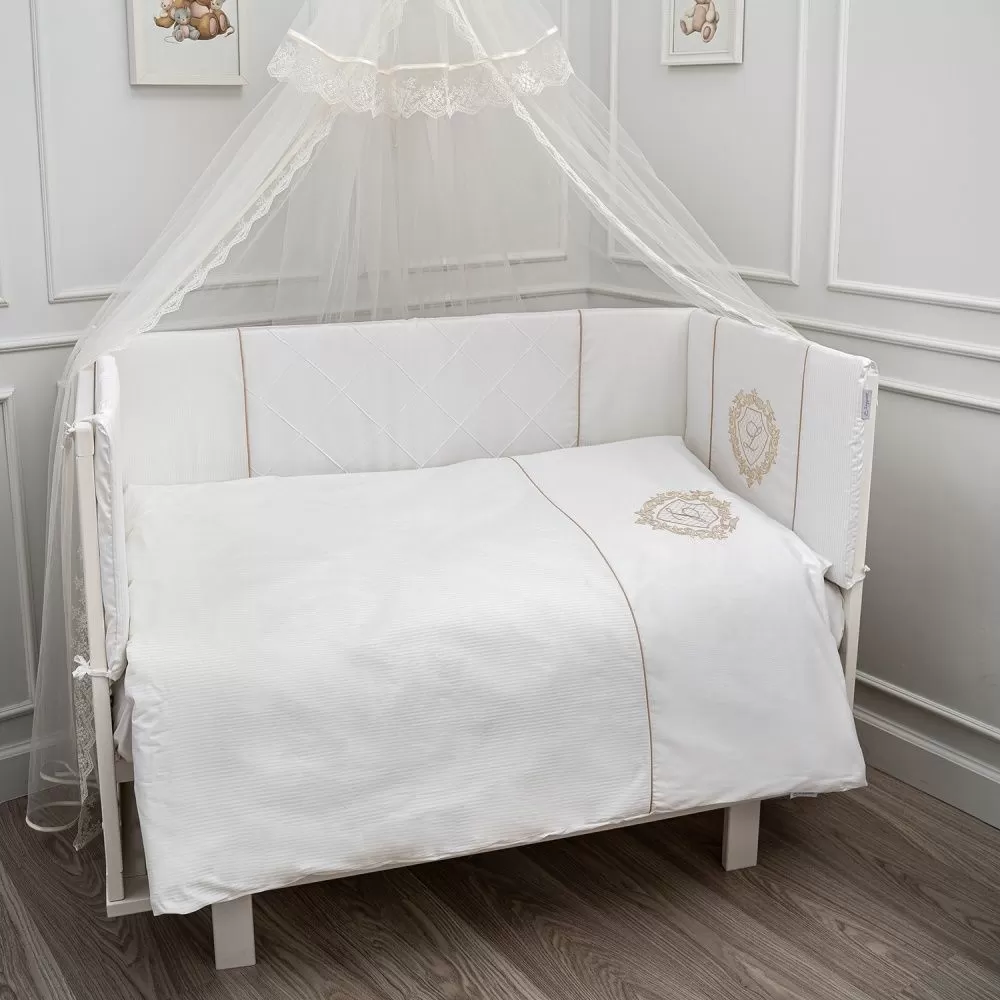 Комплект постельных принадлежностей для прямоугольной кроватки 6 предметов "Лаппетти" (М) 1