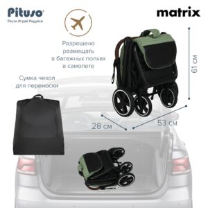 UT000082276_26 Коляска прогулочная Pituso Matrix 39