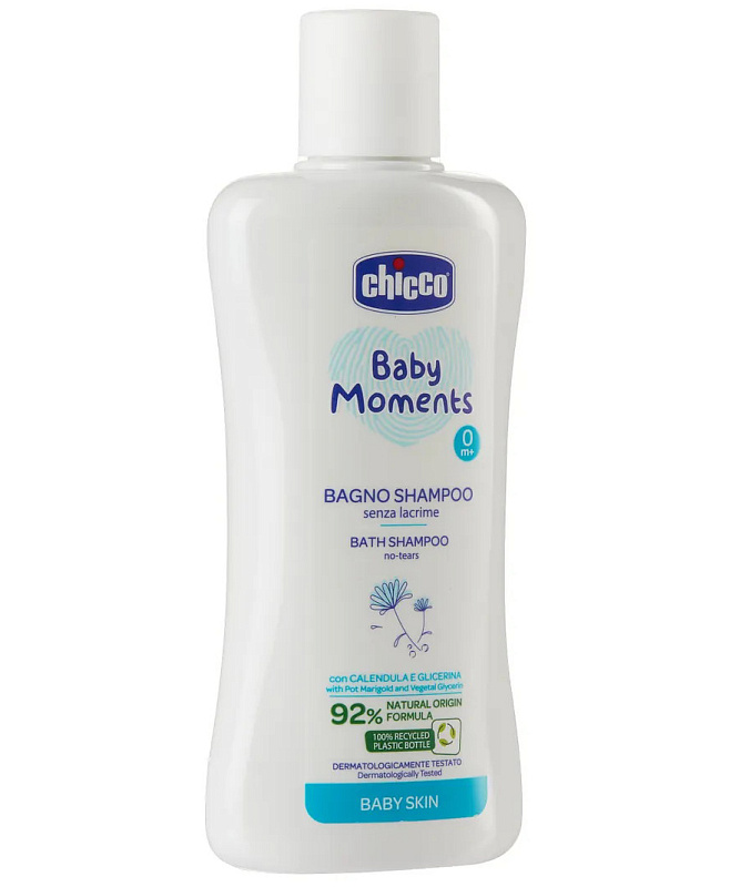 Пена-шампунь без слез Chicco Baby Moments 200 мл 3