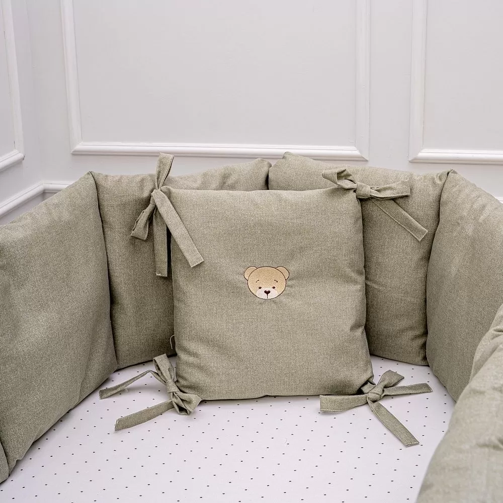 Набор 4 предмета для овальной и прямоугольной кроватки "Сканди " (М) 3