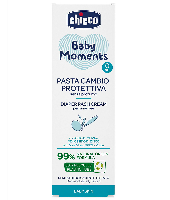 Крем от опрелостей Chicco Baby Moments 100мл 3
