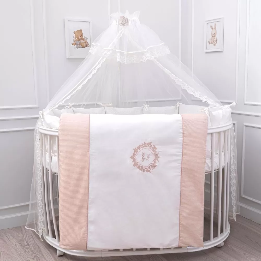 Комплект для овальной кровати "Мой малыш" (М) 1