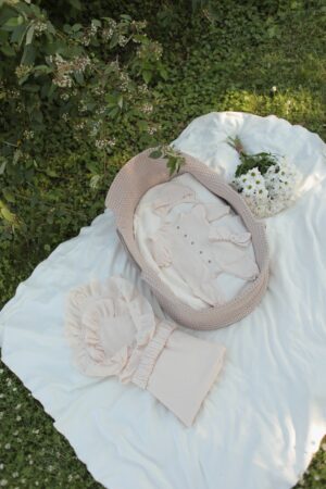 Комплект на выписку Babyedel 5 предметов для девочки, муслин 10