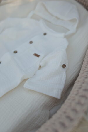 Комплект на выписку Babyedel 4 предмета для мальчика, муслин 11