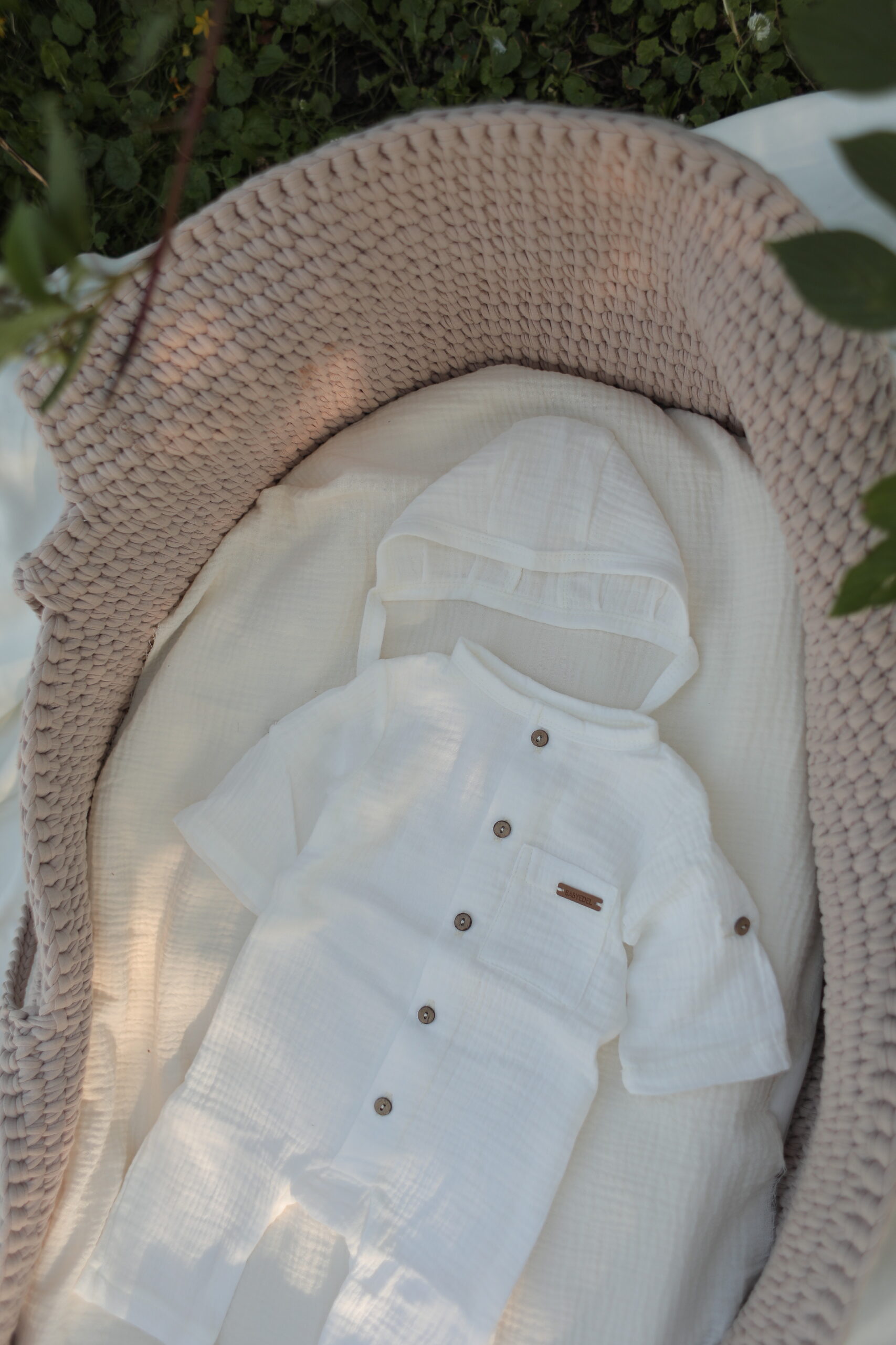 Комплект на выписку Babyedel 4 предмета для мальчика, муслин 4