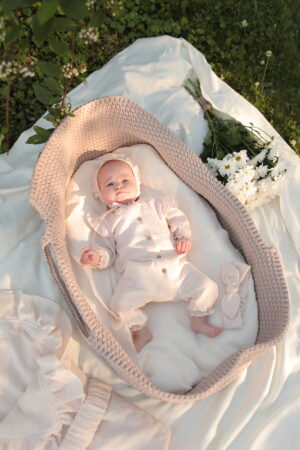 Комплект на выписку Babyedel 5 предметов для девочки, муслин 12