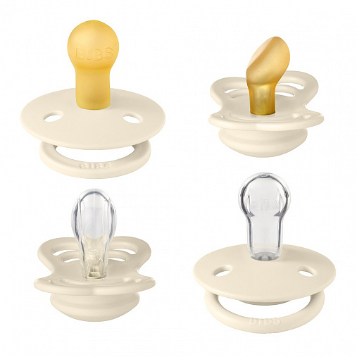 Набор пустышек латексных BIBS Colour, 4 шт. 1