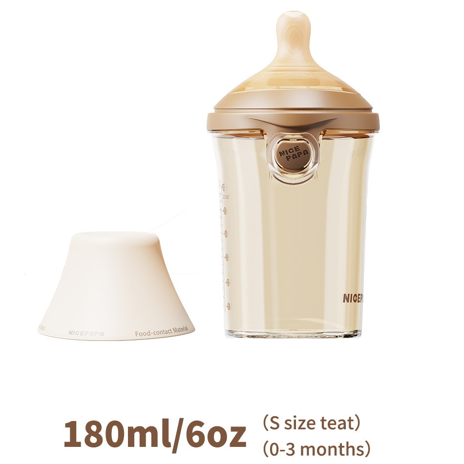 cxf86hlxz93yfykj4r4de3pzvyf56que Бутылочка NICE PAPA антиколики/широкое горло 180 мл/ соска 0-3 мес 1