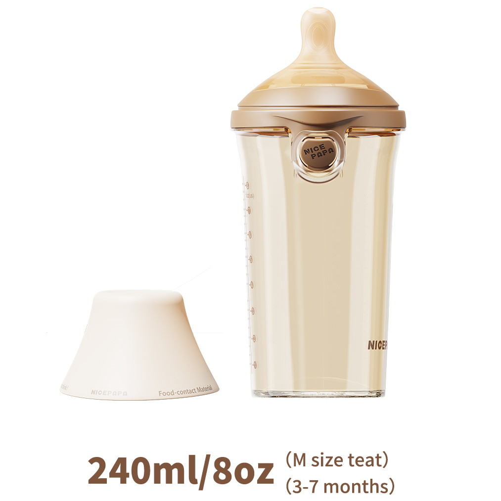 Бутылочка NICE PAPA антиколики/широкое горло 240 мл/соска 3-7 мес 1