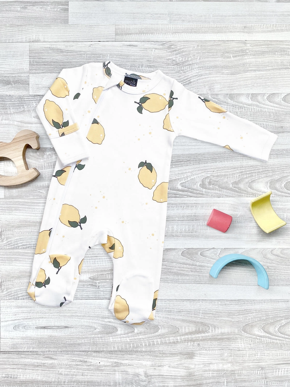 Комбинезон Mjolk Sleep and Play Лимоны (М) 1