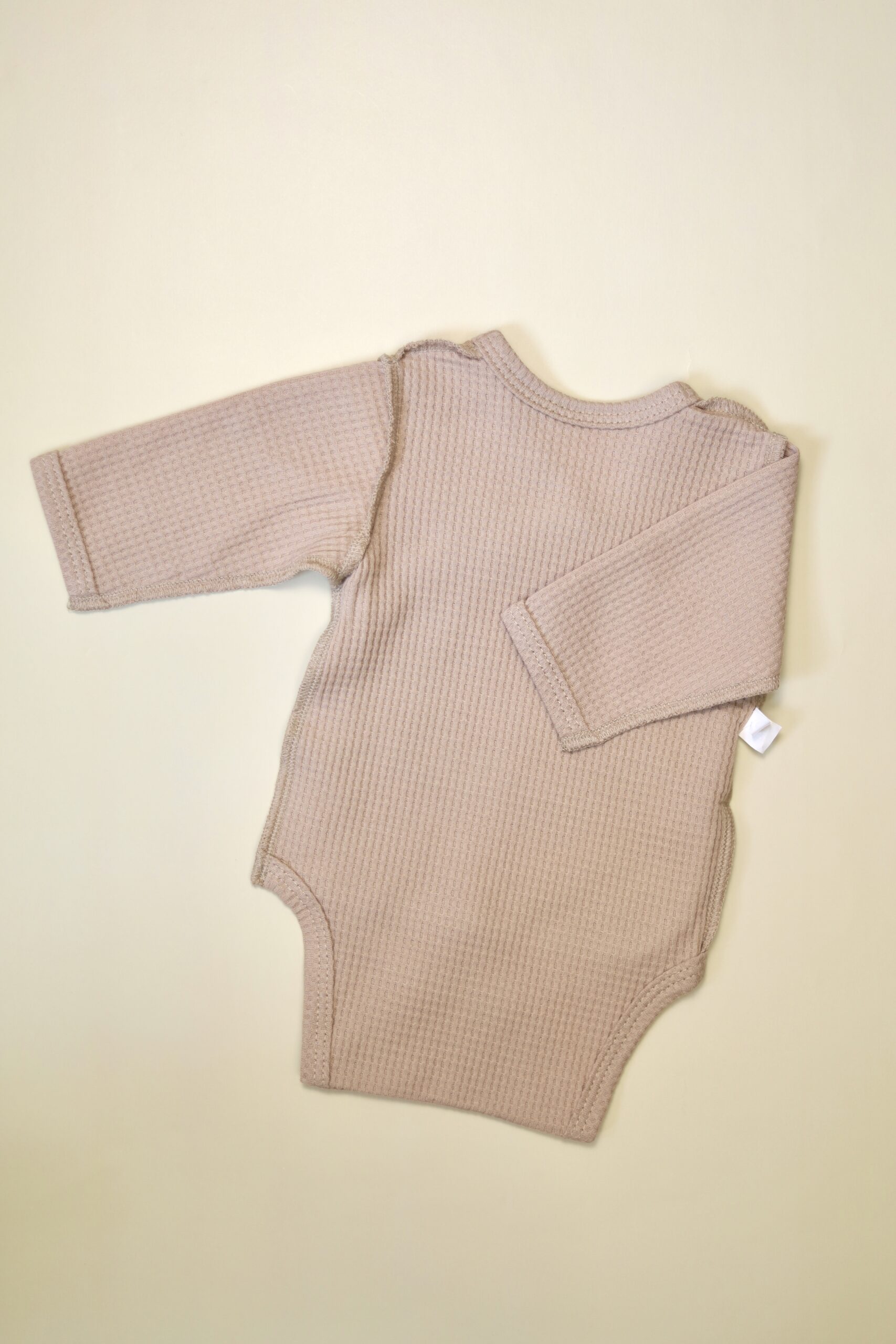 Боди MATUSHKIN на запах, длинный рукав, швы наружу, интерлок-вафля 3