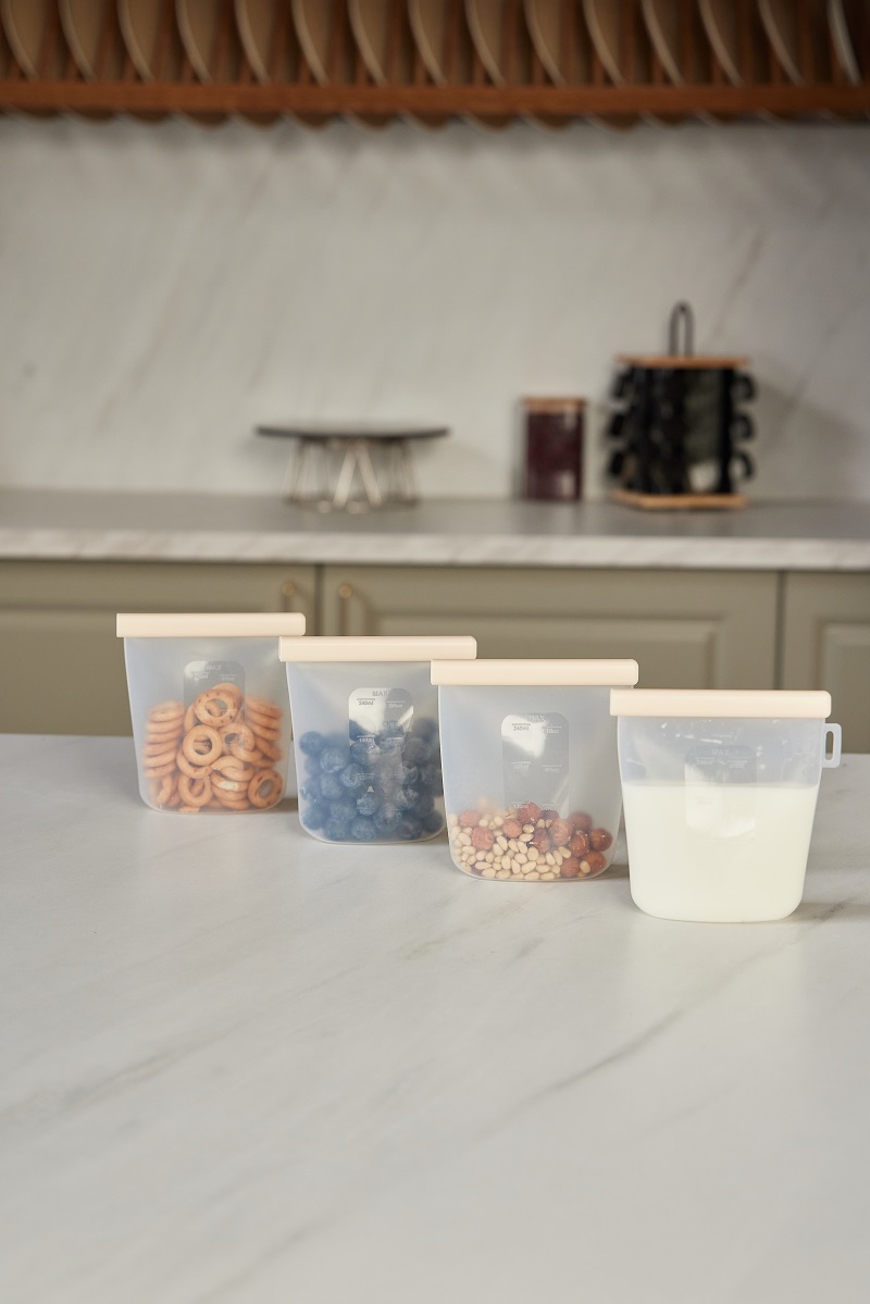 2025_04_2511555 Набор силиконовых пакетов Edda для грудного молока, 4 шт, 240 мл 5