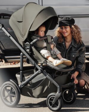 Комплект 3в1 Britax Roemer коляска SMILE 5Z, Urban Olive +автокресло BABY-SAFE PRO Urban Olive 15