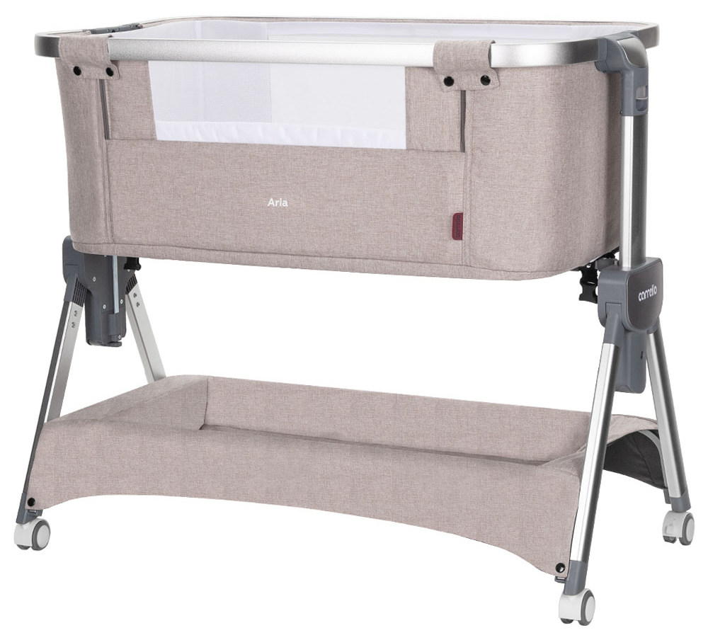 5unokngt3ktk0x3r06kknctei5cm4vy7 Кроватка приставная Carrello Aria 2в1 1