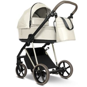 UT000085239_02 Коляска 2 в 1 ROAN SOL VINTAGE Luxury leather 5