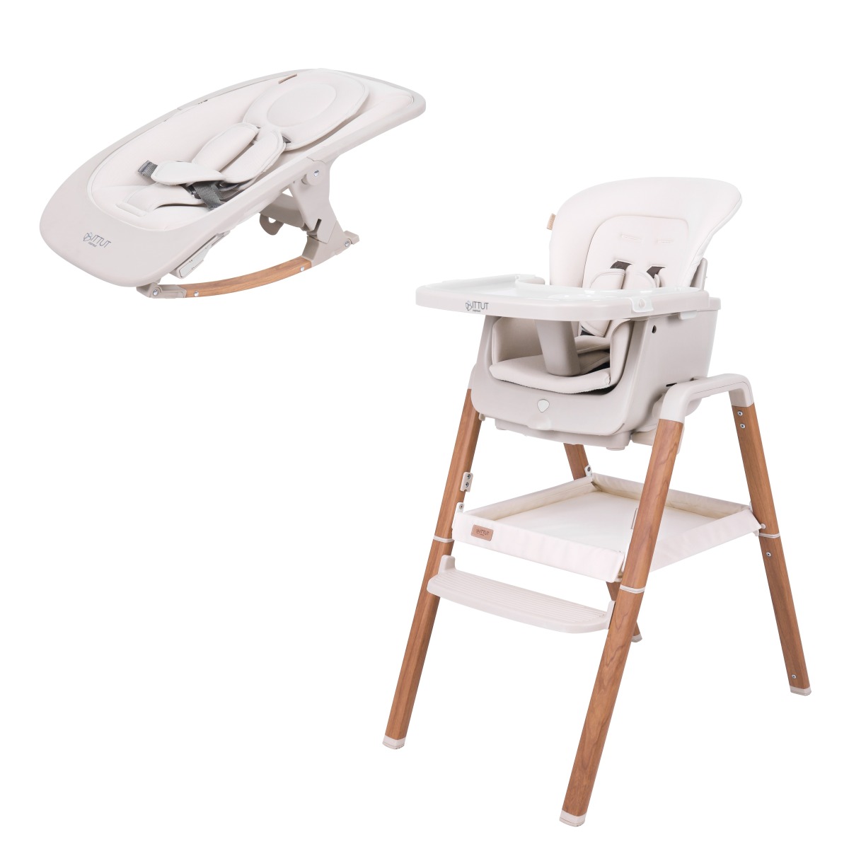 Стул для кормления Tutti Bambini растущий High Chair Nova 1