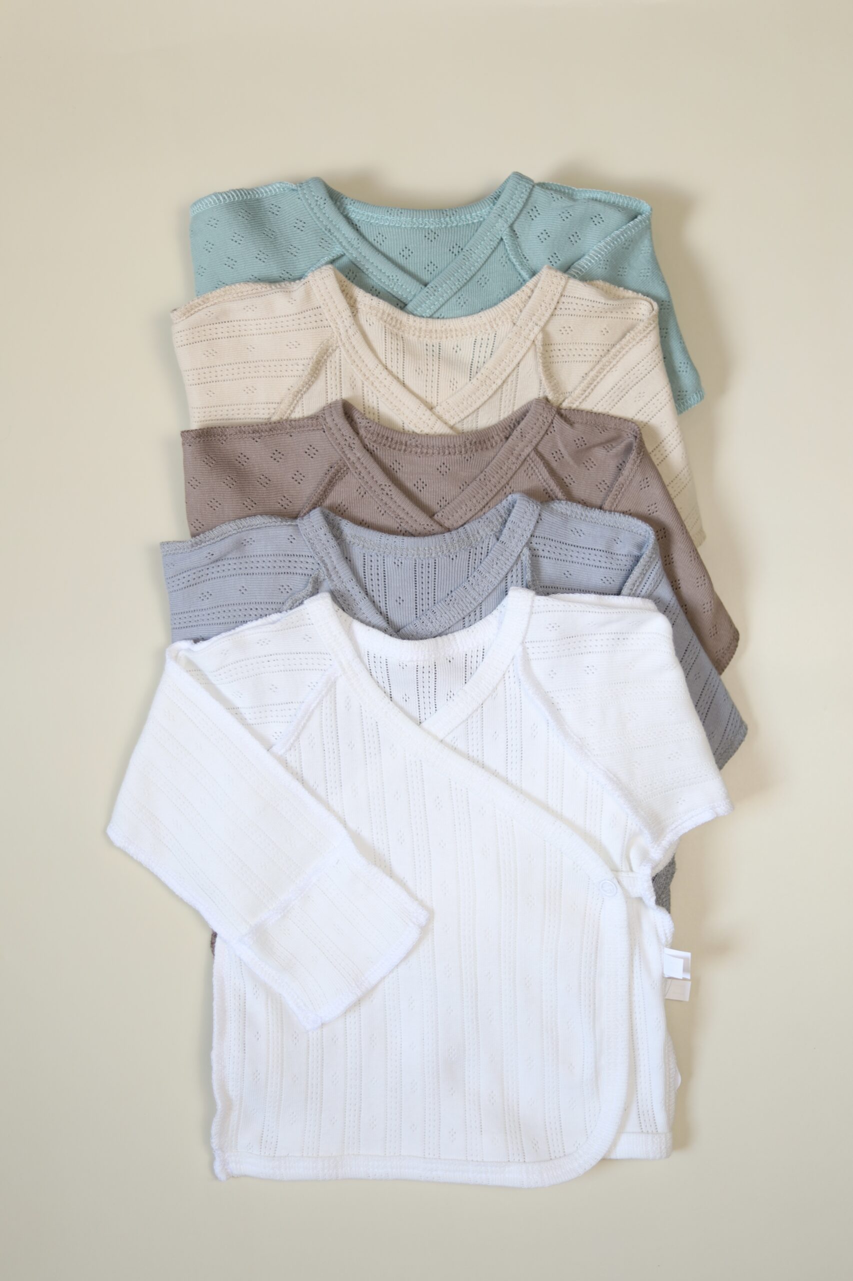 Распашонка MATUSHKIN с запахом, с отворотами, швы наружу, трансферная рибана 1