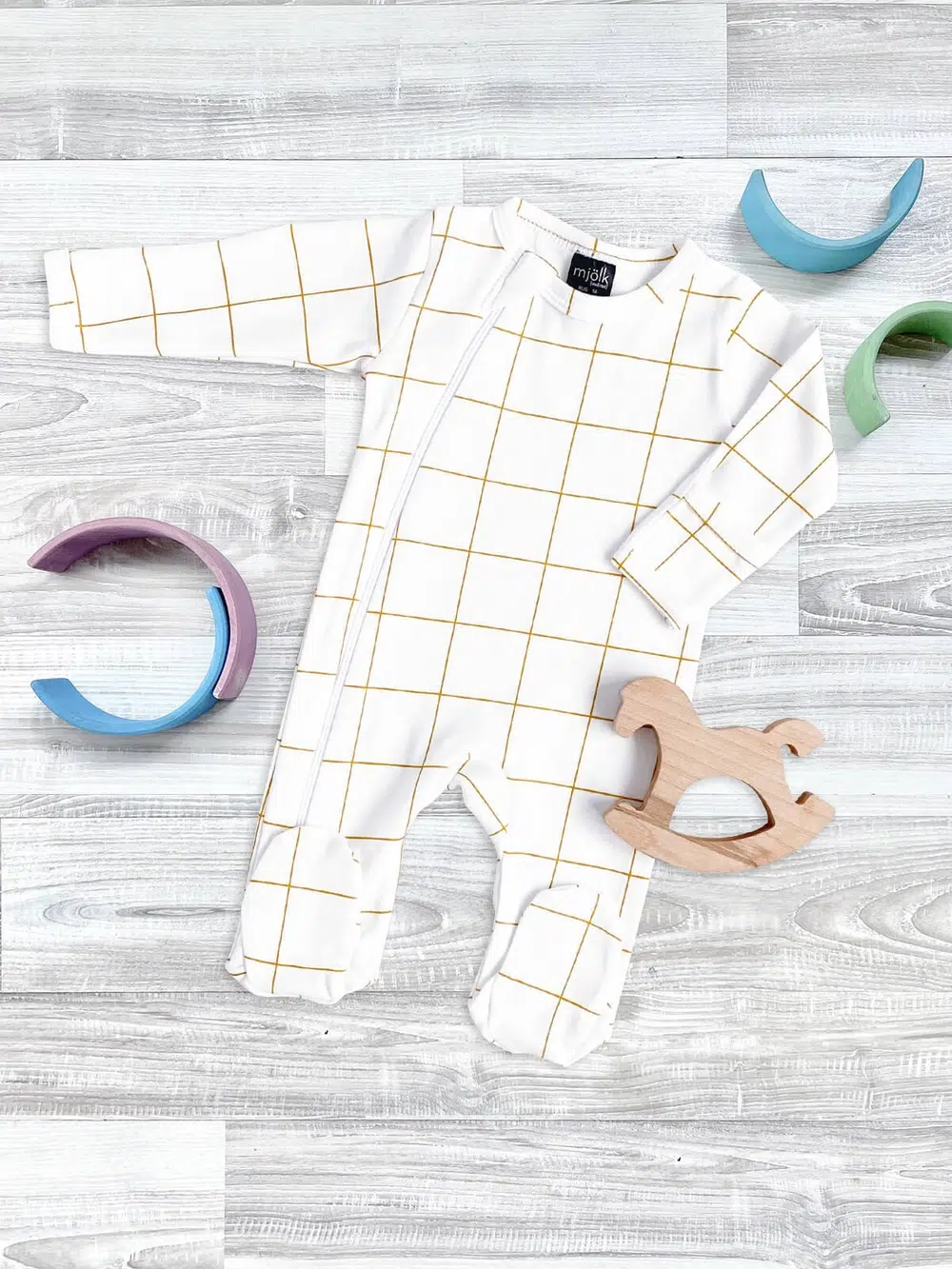 Комбинезон Mjolk Sleep and Play Клетка (М) 1