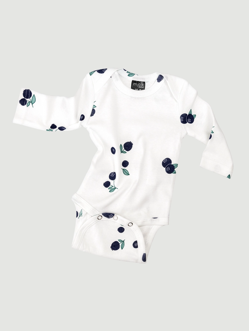 Боди Mjolk Голубика с длинным рукавом (М) 4