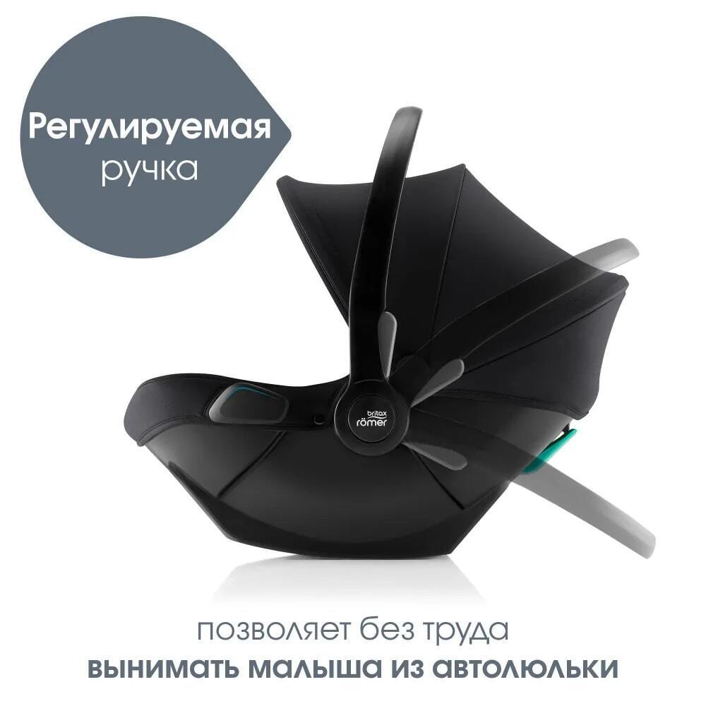 Комплект 3в1 Britax Roemer коляска SMILE 5Z LUX|Warm Caramel + автокресло BABY-SAFE PRO Space Black 17