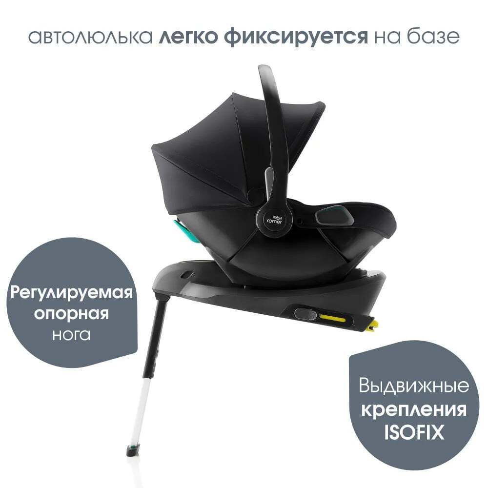 Комплект 3в1 Britax Roemer коляска SMILE 5Z LUX|Warm Caramel + автокресло BABY-SAFE PRO Space Black 14