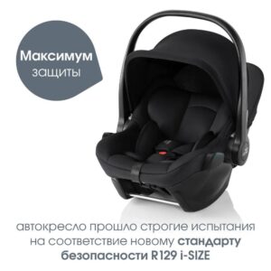 Комплект 3в1 Britax Roemer коляска SMILE 5Z LUX|Warm Caramel + автокресло BABY-SAFE PRO Space Black 43
