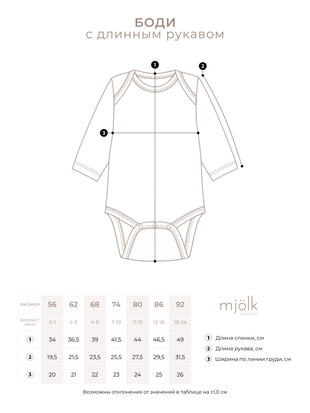 Боди Mjolk Собачки New с длинным рукавом (М) 2