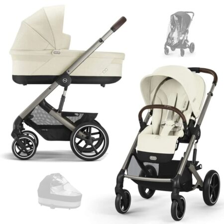Коляска 2 в 1 Cybex Balios S Lux 2025 Seashell Beige