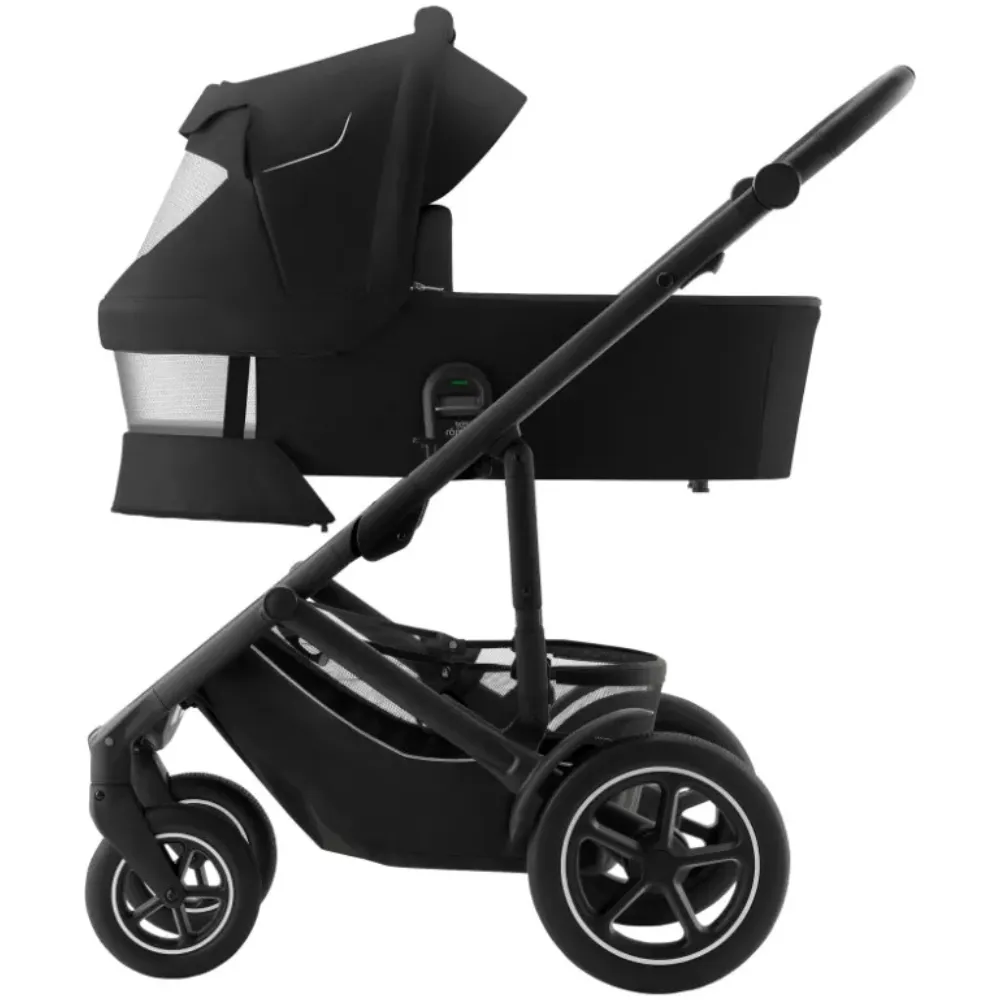 Комплект 4в1 Britax Roemer коляска SMILE5Z Classic Space Black+автокресло BS CORE+База BS CORE BASE 2 4в1 черный