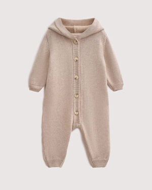 комбинезон детский бежевый меланж