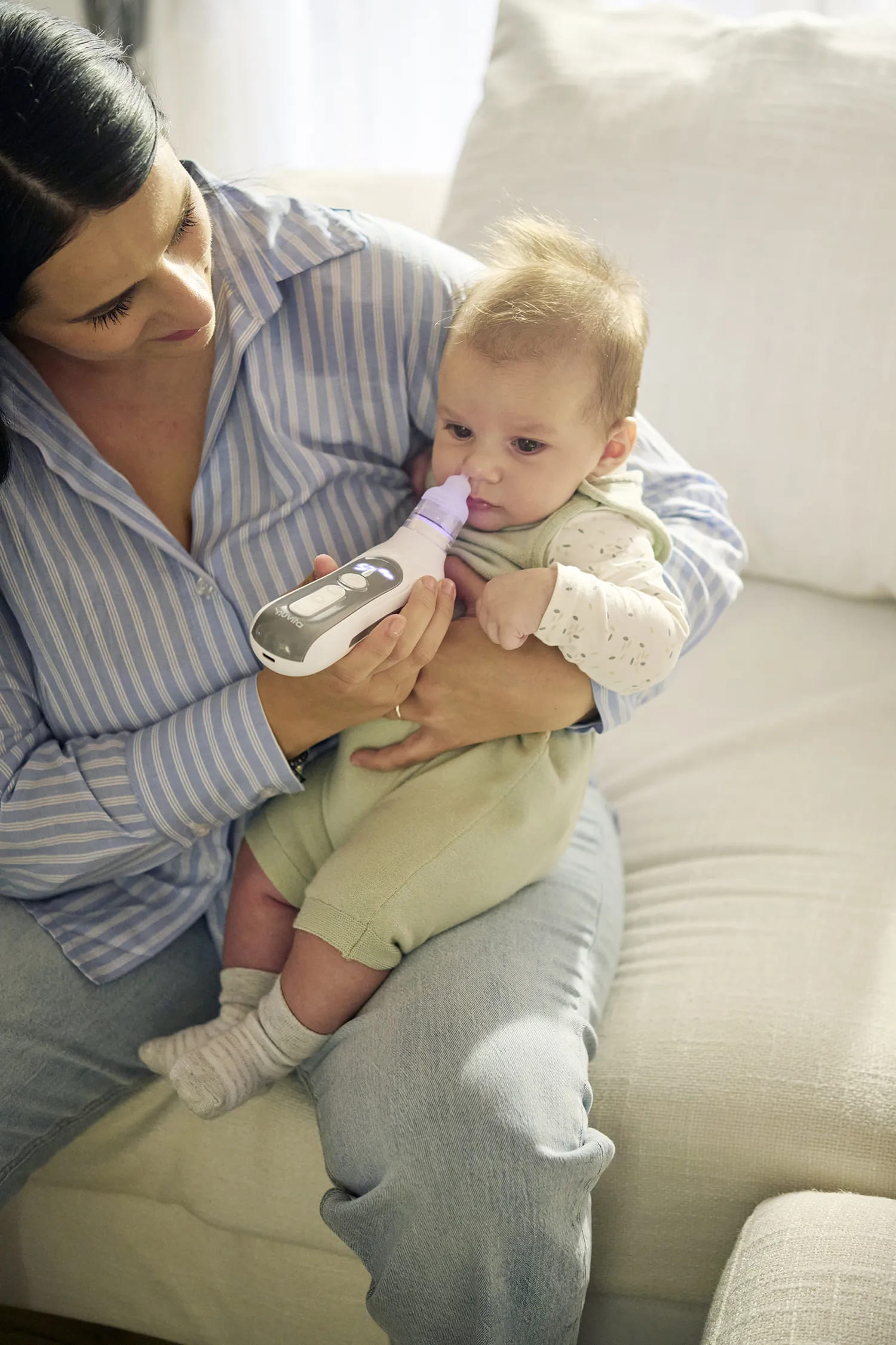 Электронный назальный аспиратор Nuvita 11