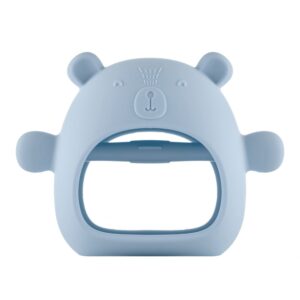 Прорезыватель Roxy Kids силиконовый на руку Мишка 7 голубой