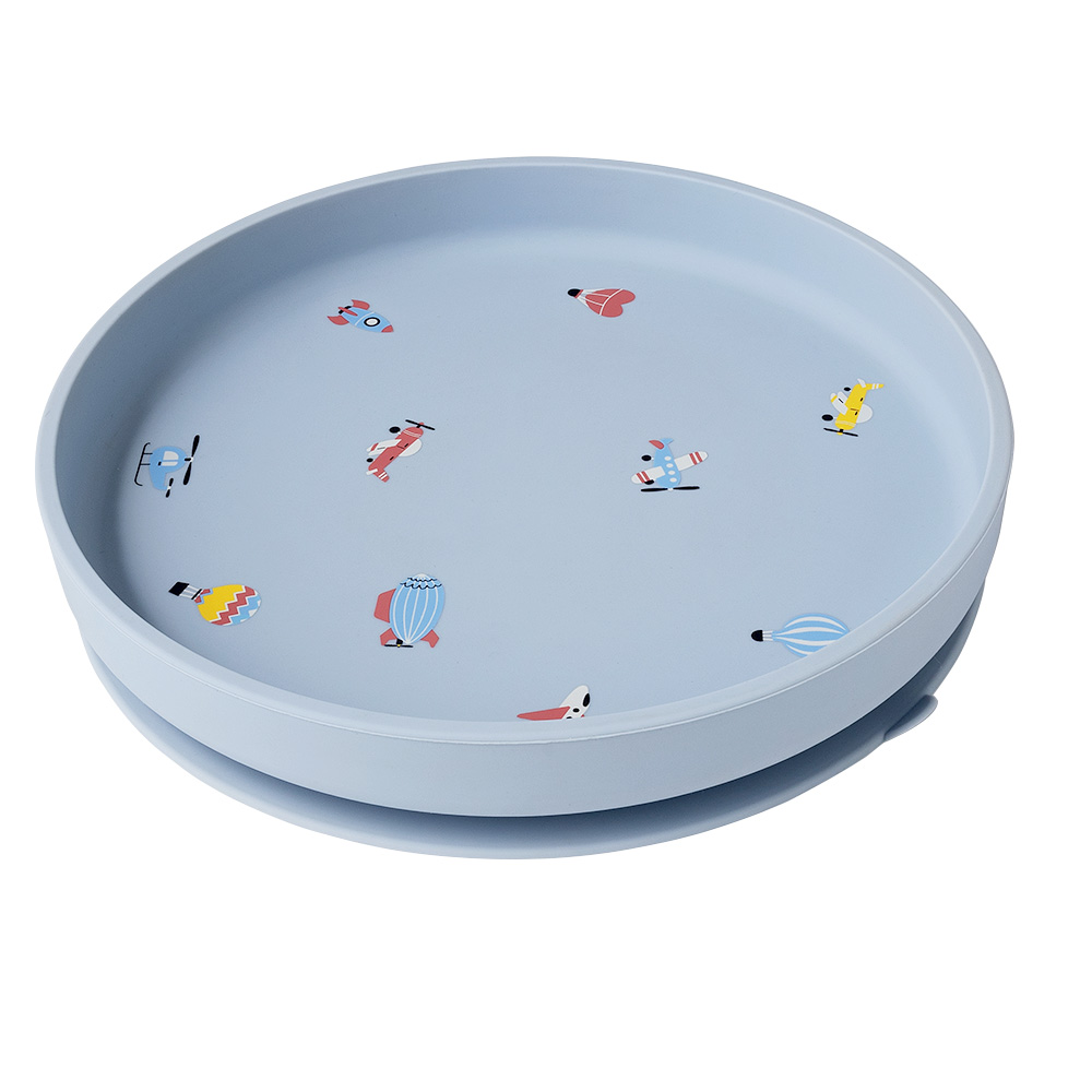 Тарелка силиконовая Edda на присоске 1