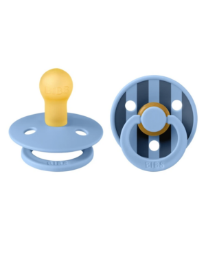 Набор пустышек латексных BIBS Studio Colour, 2 шт. – Pin, 6+ мес