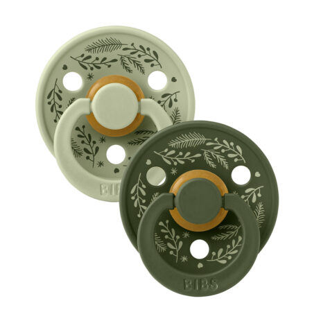 Набор пустышек латексных BIBS Colour – Holiday, 2 шт