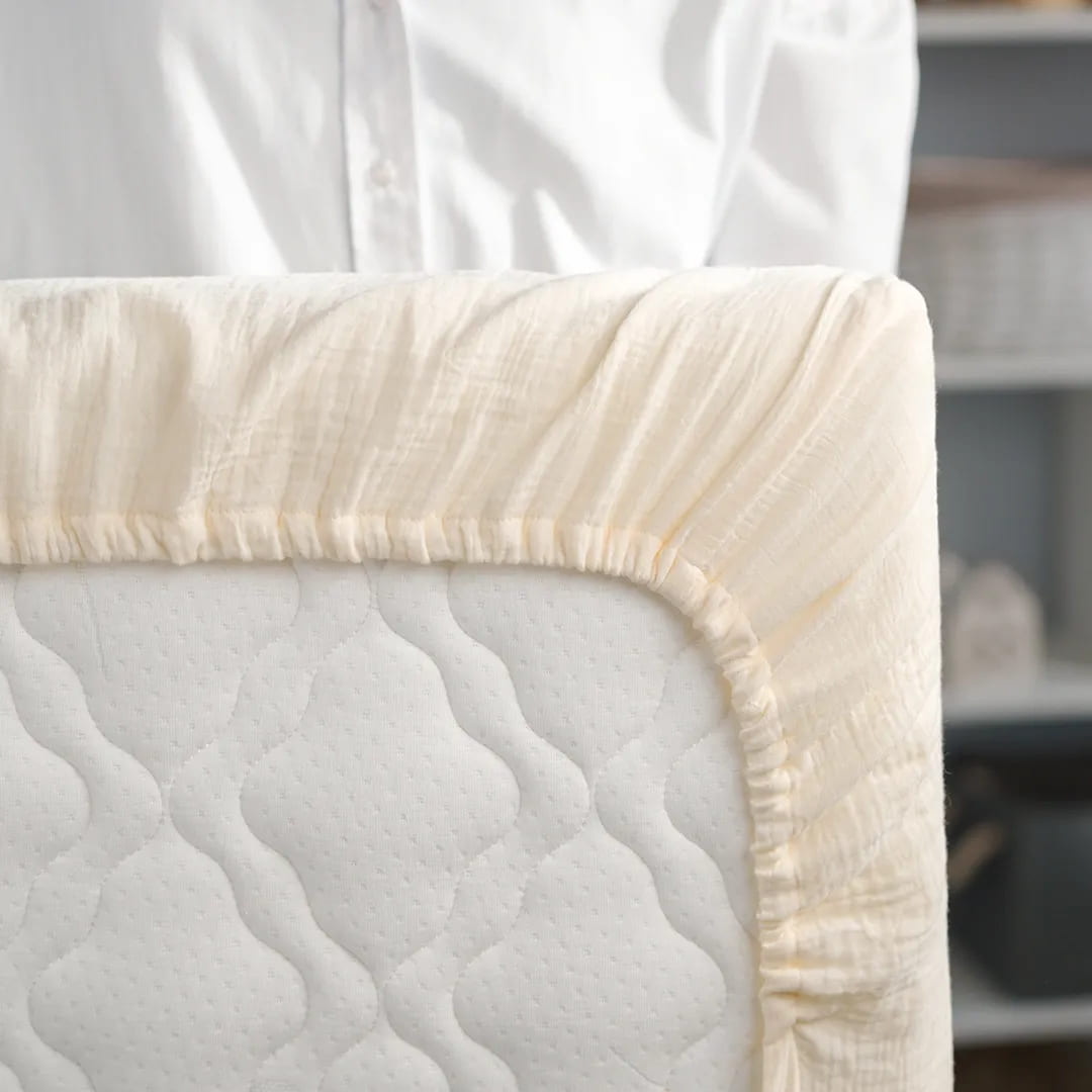 Простыня на резинке Perina “Muslin” 120х60 см