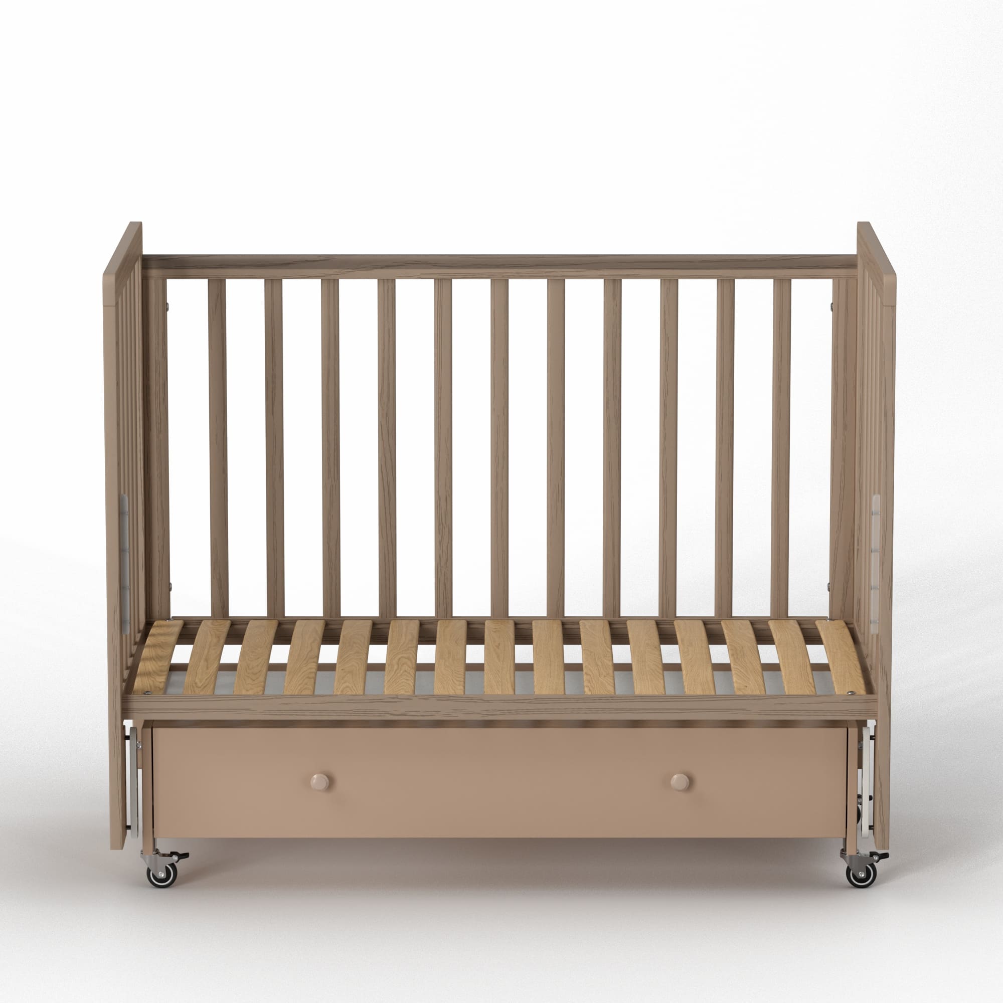 Кроватка Antemi Classic Sleep Premium с маятником и ящиком 12060